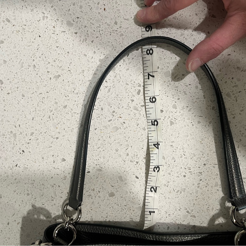 Coach Lexi Shoulder Bag with Patchwork Metallic Grey - Picture 11 of 13
